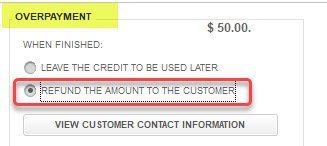 Customer Credit in QuickBooks 13 Select Refund